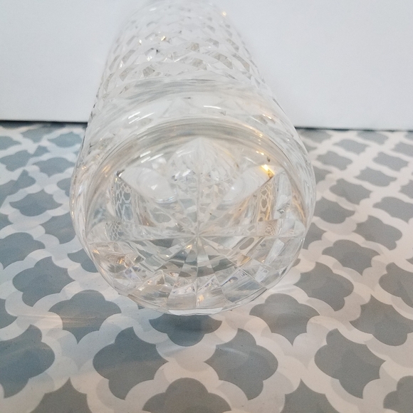 Waterford Crystal Diamond Cut Vase - Picture 4 of 11